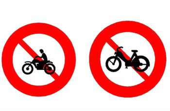 Phân biệt biển cấm ‘xe máy’ và ‘xe gắn máy’ thế nào?