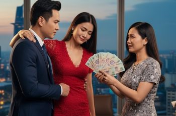 Chồng cặp bồ với thư kí trẻ xinh đẹp, còn đưa ra giá 1 tỷ để vợ ly hôn