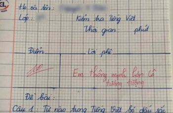 Cô giáo ra đề “Từ nào bỏ dấu sắc vẫn giữ nguyên nghĩa”, đáp án của bé tiểu học nhận điểm 10 tuyệt đối Cô giáo ra đề “Từ nào bỏ dấu sắc vẫn giữ nguyên nghĩa”, đáp án của bé tiểu học nhận điểm 10 tuyệt đối