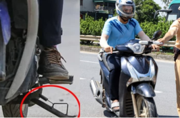 Không gạt chân chống xe gây tai nạn, bị phạt 14 triệu, trừ 10 điểm GPLX Không gạt chân chống xe gây tai nạn, bị phạt 14 triệu, trừ 10 điểm GPLX