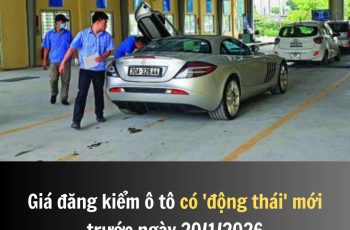 Giá đăng kiểm ô tô có ‘động thái’ mới trước ngày 20/1/2026 Giá đăng kiểm ô tô có ‘động thái’ mới trước ngày 20/1/2026