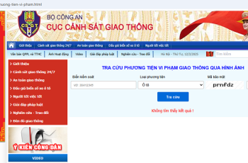 Cách nhanh nhất để kiểm tra xe có dính phạt nguội hay không Cách nhanh nhất để kiểm tra xe có dính phạt nguội hay không