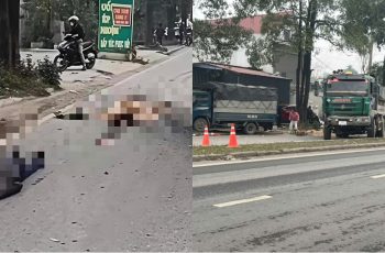 Hiện trường thương tâm vụ CSGT tu vong tại chỗ khi 2 xe tải va chạm ở Thái Nguyên, hé lộ nguồn cơn Hiện trường thương tâm vụ CSGT tu vong tại chỗ khi 2 xe tải va chạm ở Thái Nguyên, hé lộ nguồn cơn